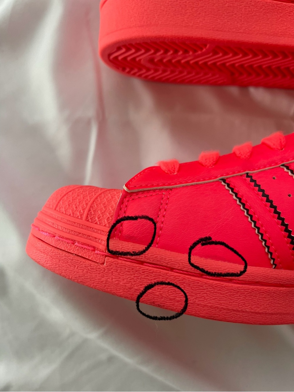 adidas Neon Classic Shell-Toe Sneakers - Picture 8 of 16
